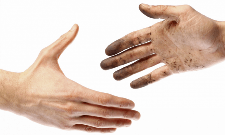 Dirty hands as a cause of a parasitic infection